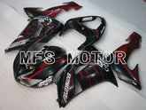 Kawasaki NINJA ZX10R 2006-2007 Injection ABS Fairing - Corona - Black Red - MFS4023